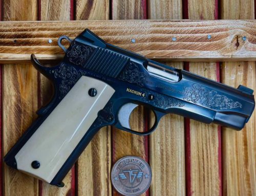Signed Factory Engraved & Inlaid Colt Combat Commander Pistol