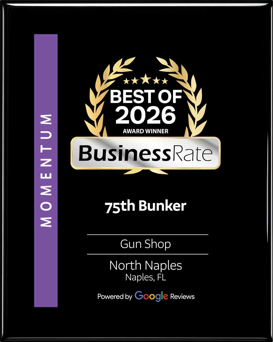 Best Gun Shop Near Me 75th Bunker Business Rate Award